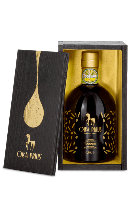 GIFT BOX "ICON" Box containing one 0.5 lt. in glass refillable bottle of Toscano Organic